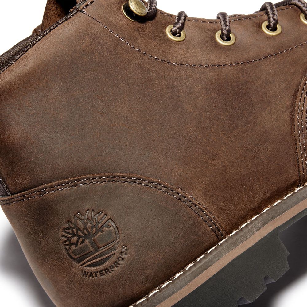 Timberland Mens Chukka Boots Redwood Falls Waterproof - Brown - India LN2105843